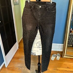 Blank NYC rhinestone faded jeans